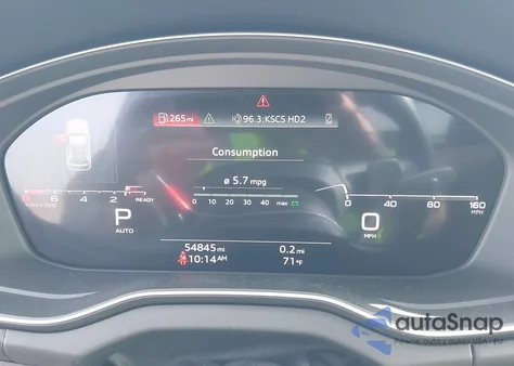 2022 Audi Q5 Premium Plus 45 Tfsi S Line Quattro S Tronic z USA, uszkodzony, nr VIN WA1EAAFY6N2140064